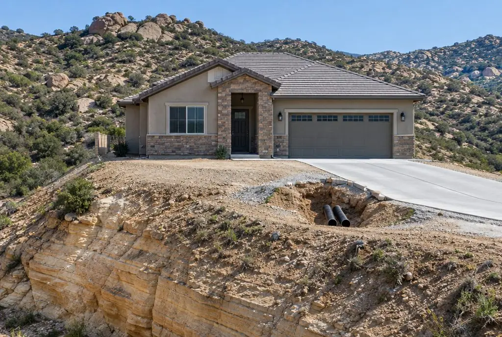 Illustration: a typical Canyon Country street of homes