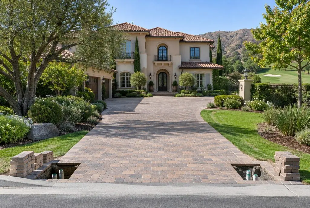 Illustration: a typical Westridge street of homes